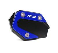 Soporte De Motocicleta, Extensión Caballete Lateral, Placa Ampliada para Yamaha YZF-R3 YZF-R25 2015-2018 Aumentar la Estabilidad del área de Soporte(Style 2)