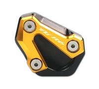 Soporte De Motocicleta Lateral Extensión Almohadilla Placa Ampliar para Yamaha YZF-R6 YZFR6 2006-2016(Gold)
