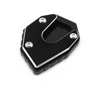 Soporte De Motocicleta Para Honda CB650F CBR650F CB500F CB500X NC700D Almohadilla De Extensión Soporte Lateral Placa Ampliadora(Negro)