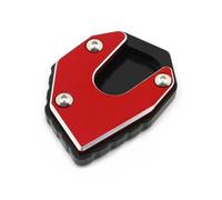 Soporte De Motocicleta Para Honda CB650F CBR650F CB500F CB500X NC700D Almohadilla De Extensión Soporte Lateral Placa Ampliadora(Rojo)