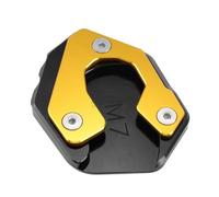 Soporte De Motocicleta Para Yamaha MT07 FZ07 MT FZ 07 2015-2020 XSR700 XSR-700 2018-2020 Almohadilla De Extensión Soporte Lateral Placa Ampliadora(Oro)