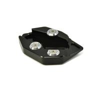 Soporte De Motocicleta Para Yamaha T-MAX TMAX 530 2012-2014 XP 530 XP530 2012-2015 Bronce Max 530 Max530 Almohadilla De Extensión Soporte Lateral Placa Ampliadora(Negro)