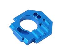 Soporte de motor ajustable de aluminio con función de disipación de calor para ARRMA 1/18 4WD granito GROM MEGA 380 cepillado 4X4 Monster TRUCK-ARA2102 RC Car (azul)
