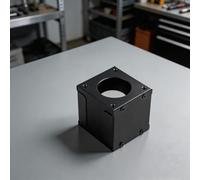 Soporte de motor Nema 23 con cubierta para 57 motores paso a paso, acero 45 para soporte de enrutador CNC para fresadoras y máquinas de grabado (DB57 con cubierta)