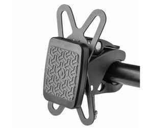 Soporte de móvil para bicicletas celly ghostbikebk negro plástico