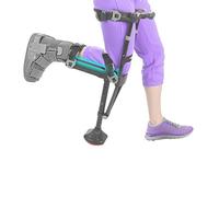 Soporte de movilidad de muleta de rodilla para lesiones y discapacidades, muletas ajustables manos libres para asistencia y recuperación de ancianos