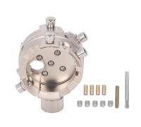 Soporte de movimiento de reloj de acero inoxidable para movimiento 7750, herramienta de ajuste de fijación segura con tornillos de tope y columnas de latón para relojeros