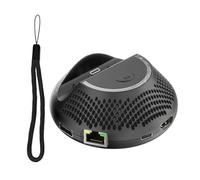 Soporte de muelle con detalle de conexión a Internet para NS2 mejora la gestión del calor, puerto HDTV 4K, iluminación LED, doble puerto USB, base de muelle doble puerto USB