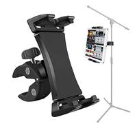 Soporte de música para micrófono y tablet, soporte para smartphone, abrazadera giratoria de 360 grados, compatible con tabletas de teléfono de 3.5 a 13.5 pulgadas, iPad Pro 12.9 11 10.5 Air Mini,