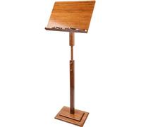 Soporte de música plegable, soporte de metal portátil, carpeta de partituras para teclado, soporte de proyector, soporte de podio portátil, soporte para laptop, altura ajustable (color: B)