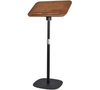 Soporte de música portátil ajustable con superficie de lectura inclinada, fácil configuración para presentaciones y eventos, perfecto para conferencias y hablar en público