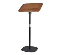Soporte de música portátil ajustable para iglesia, atril de fácil montaje con superficie de lectura elevable, perfecto para presentaciones de adoración y hablar en público