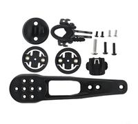 Soporte de nailon para bicicleta Garmin BRYTON para CATEYE y H31/CP10/CP20 con cámara y adaptador de luz, incluye 4 bases y banda elástica