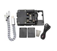 Soporte de navegación para teléfono móvil con cargador USB para motocicletas BMW, compatible con R1250GS para F900R para F850GS, pantallas de 4 0 a 6 de 3 pulgadas