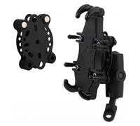 Soporte de navegación para teléfono móvil Soporte Universal para Teléfono Móvil De Motocicleta para GPS para Espejo Lateral del Manillar Amortiguador(-02-A 8 10MM)