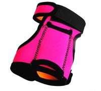 Soporte de neopreno para linterna de buceo al aire libre para linterna de buceo de diámetro 25 32 mm, compatible para uso en camping, senderismo, montañismo e inspección (rojo rosa)