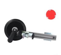 Soporte de nivel de ventosa de aluminio ajustable, nivel de burbuja integrado, estable de 1/4 pulgadas y 5/8 pulgadas, montaje de rosca doble para vidrio para proyectos de construcción colgantes de