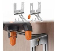 Soporte de nivel mini ajustable montado en la pared con múltiples métodos de suspensión y compatibilidad con niveles de mercado estándar para un uso preciso (A)