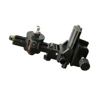 Soporte de niveles láser estándar con adaptadores de 6 mm y 15 mm y clip de metálico para soporte estable en postes de hasta 50 mm Montaje en escenario de doble conexión