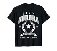Soporte de Nombre Divertido para Miembros de Team Aurora Lifetime Camiseta