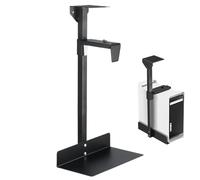 Soporte de ordenador bajo el escritorio - Soporte de CPU ajustable robusto, soporte para PC compacto para escritorio | Soporte giratorio para ordenador de sobremesa, soporte de procesador que ahorra