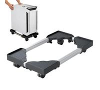 Soporte de ordenador genérico - 20,87 x 13,39 pulgadas para interior portátil Trolley | 360 ° Rotating Base Printer Stand with Casters | Floor PC Holder | Telescopic Organizer CPU Storage Mobile