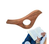 Soporte de página de libro de madera - Asistente de libro de lectura de de madera para pulgar, soporte de de dedo en forma de pájaro, guardián de página suave, ayuda de lectura ergonómic