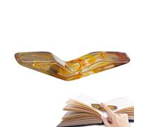 Soporte de página de libro de pulgadas,Soporte de pulgar de libro, Soporte de página de pulgar de libro de resina, Portapáginas hechos a mano, nuevos accesorios de lectura para bibliotecarios y amate