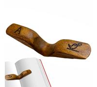 Soporte De Página Para Leer - Soporte De Página De Libro De Madera Hecho A Mano | Lector De Pulgadas Para Los Amantes De Los Libros, Mantiene Abiertas Las Páginas Del Libro Ideal Para Lectores E