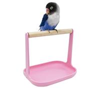 Soporte de pájaros Mapas de mesa, Tablero de pájaros PERCA | Penca de entrenamiento estable con base no deslizante,Portable de juguetes para pájaros de pájaros para la reproducción del hogar Fotografí