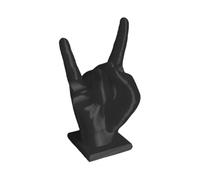 Soporte de palillos de mano, soporte de maja en forma de mano, decoración de rodillero de mano rocosa, resina de tambor de tambor de soporte de resina, decoración del hogar