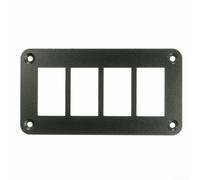 Soporte de panel de interruptor basculante de 4 vías para barcos y casas rodantes, carcasa de aleación de aluminio
