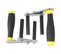 Soporte de panel de yeso con mango de yeso para protección pesada, capacidad de 115 kg, apertura de 55 mm con dispositivo de goma antideslizante y Plus, paquete de 2