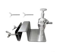 Soporte de panel solar ajustable de acero inoxidable para Arlo, para Eufy, para cámaras Reolink y Aosu - Montaje fotovoltaico con rosca de 1/4 pulgadas, resistente a la intemperie para exteriores