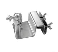 Soporte de panel solar de acero inoxidable ajustable de acero inoxidable para Arlo Pro/Ultra/Pro 3 y para paneles solares Eufy S220, instalación de tornillo de 1/4 pulgadas resistente a la intemperie