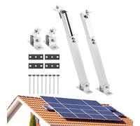 Soporte de panel solar para barco, soporte de montaje de inclinación de panel solar ajustable - Soporte de montaje inclinable de panel solar de aleación de aluminio, soporte de panel solar ligero para