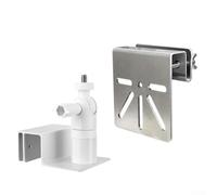 Soporte de panel solar para Reolink para Argus para pt Soporte de montaje de canalón resistente a la intemperie, soporte de cámara de ángulo ajustable, herramienta de bloqueo de ángulo ajustable