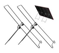 Soporte de panel solar para suelo - Estante plegable para paneles solares al aire libre, estante de metal, accesorios ligeros de energía eólica, accesorios de jardín para barco fuera de la red