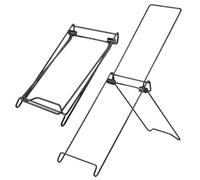 Soporte de panel solar - Soporte de metal plegable portátil - Soporte de panel solar de 2 piezas - Para exteriores, jardín, patio trasero, terraza, balcón, techo, , camping, picnic, autocaravana
