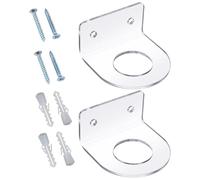 Soporte De Pantalla De Bola De Golf De Acrílico 2pcs - Soporte De Pared De Bala De Acrílico Transparente | Soporte De Estante De Béisbol | Organizador De Recuerdos Para La Sala De Apartamento D