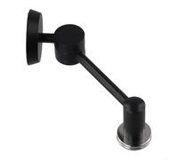 Soporte de pantalla de disco de aluminio para filtros de café de 58 mm, 53 mm, 51 mm, con estante magnético, diseño plegable, fuerte fuerza magnética (negro)