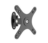 Soporte de pantalla de pared para pantallas de 10 a 32 pulgadas, compatible con VESA, soporte de pantalla de aluminio que ahorra espacio