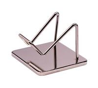 Soporte de pantalla de - Soporte de piedra de metal con base, programa mineral, soporte fósil, estante decorativo, soporte de coral colector, organizador de duradero, único