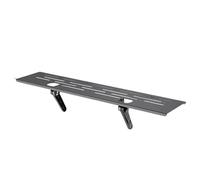 Soporte de pantalla de TV ajustable, estante superior para monitor de computadora, pantalla de escritorio, estante de almacenamiento, caja de medios de TV, estante para enrutador