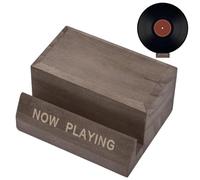 Soporte De Pantalla Del Titular De Grabación | Ahora Suena El Titular De La Portada Del Álbum | Elegante Album Holders | Organizador De Almacenamiento De Diseño Ranurado Para Escritorio, Salón,