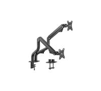 Soporte de pantalla - EWENT - EW1534 - Negro - Ajustable - Para doble monitor de hasta 34 pulgadas