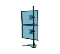 Soporte de pantalla Fellowes Professional Series de pie con apilamiento dual - Negro - Hasta 32 pulgadas