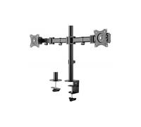 Soporte de pantalla negra - DELTACO - ARM-0300-B - 13"-27" - VESA 75 x 75 a 100 x 100 mm - Rotación 180 - Inclinación 45