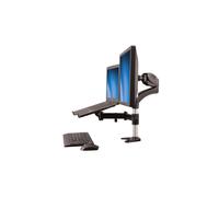Soporte de pantalla - STARTECH - Brazo articulado - Para pantalla de hasta 27" - Soporte para ordenador portátil - Negro