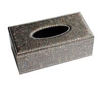 Soporte de Papel, Atractivo y Resistente Estuche Tidier Servilleta Soporte de Cuero para automóvil Decoración del automóvil Contenido del Paquete Caja de pañuelos de Cuero para(1 PCS Retro Printing)
